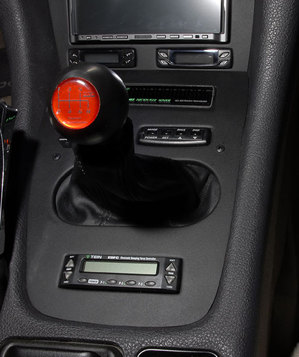 HKS Shift knob and TEIN EDFC suspension controller.