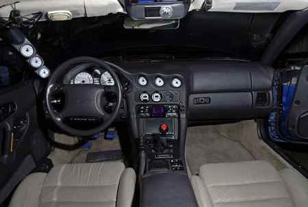 My 3000GT VR4 interior, wide shot.