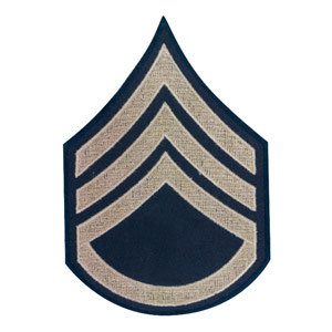 World War II style Staff Sgt. shoulder patch