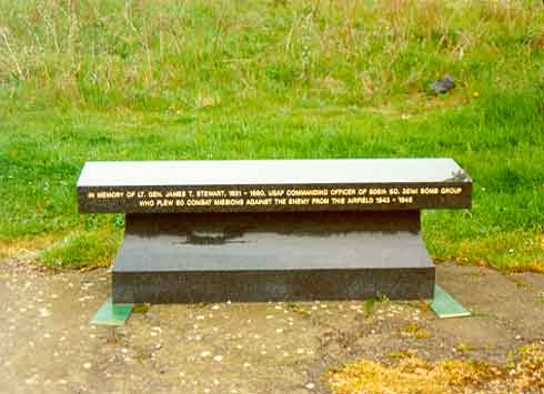 Jimmy Stewart Memorial, Polebrook RAFB, England