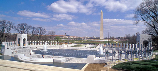 WWII Veterans memorial in Washington D.C.