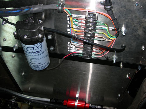 water inj pump and trunk wiring