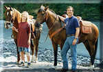 Craig and daughter Jennifer - owner of Circle Four Horse Farm