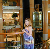 Melissa in the cruise ship