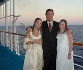 The 3 of us on a bahama cruise