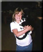 Melissa and her cat Jazzy